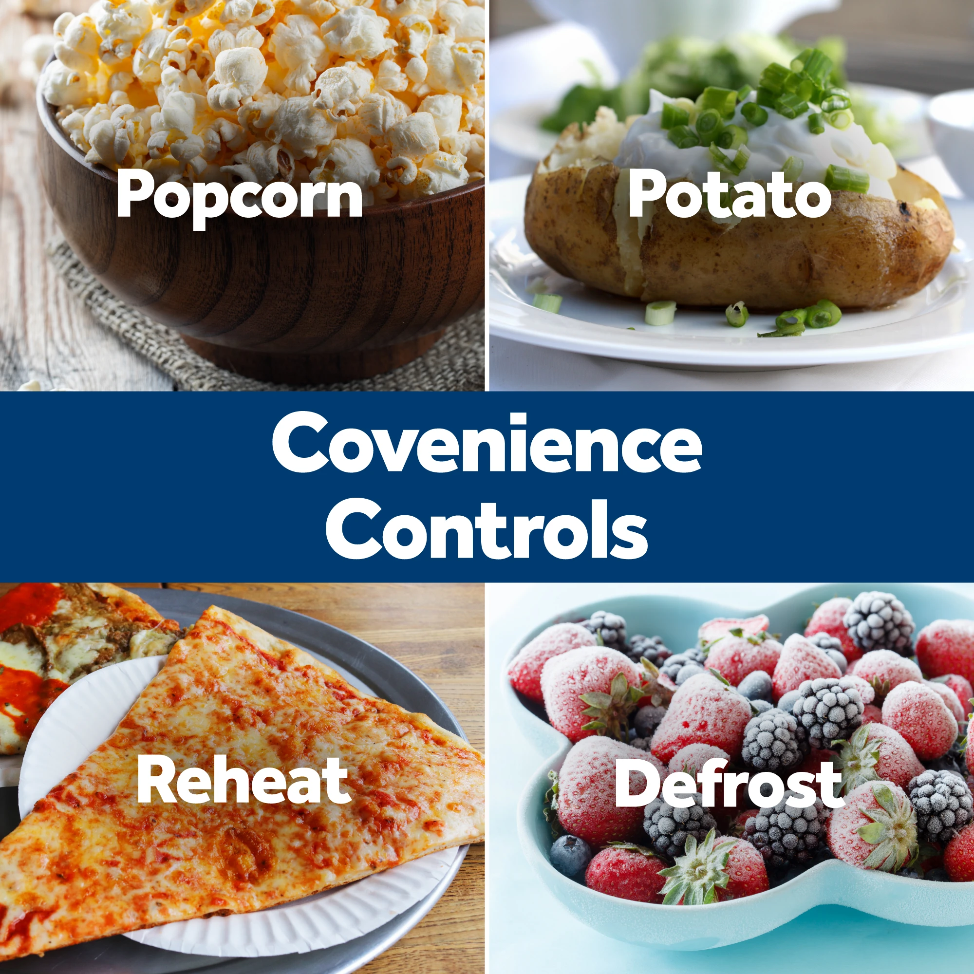 Convenience cooking controls