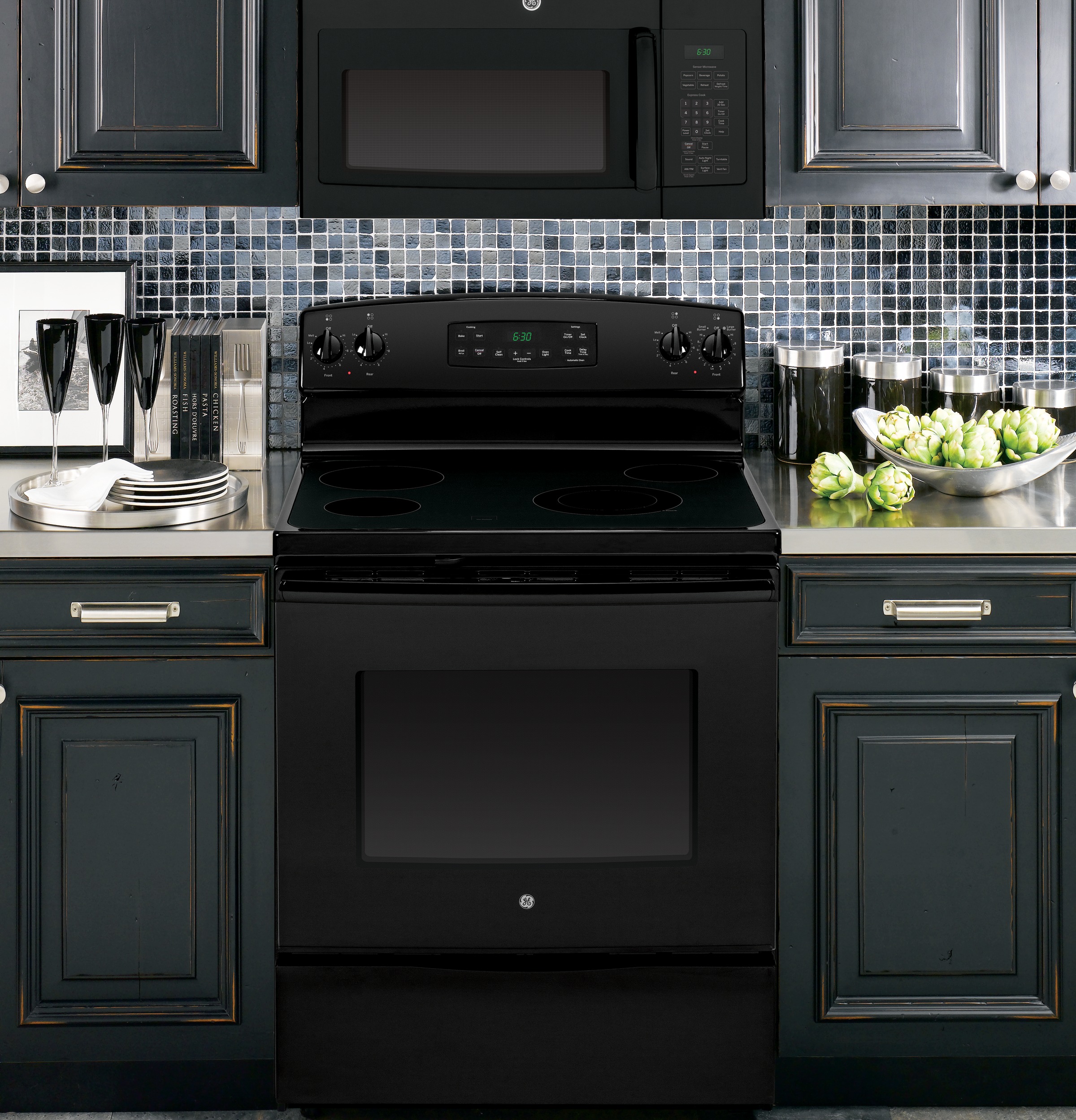 Series 1.7 Cu. Ft. Over-the-Range Sensor Microwave Oven JVM6175DFBB, product image 3 of 12