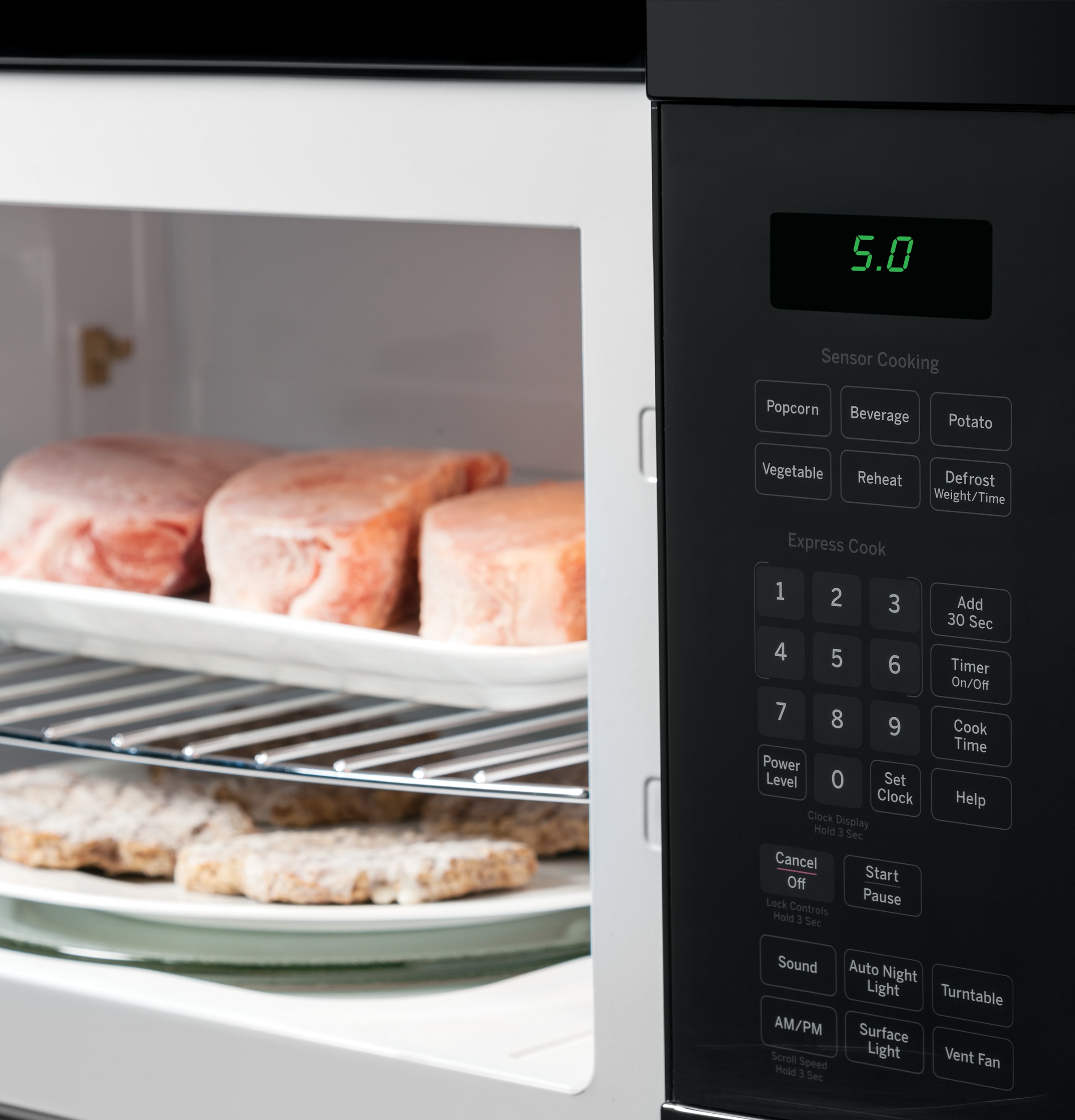Series 1.7 Cu. Ft. Over-the-Range Sensor Microwave Oven JVM6175DFBB, product image 6 of 12