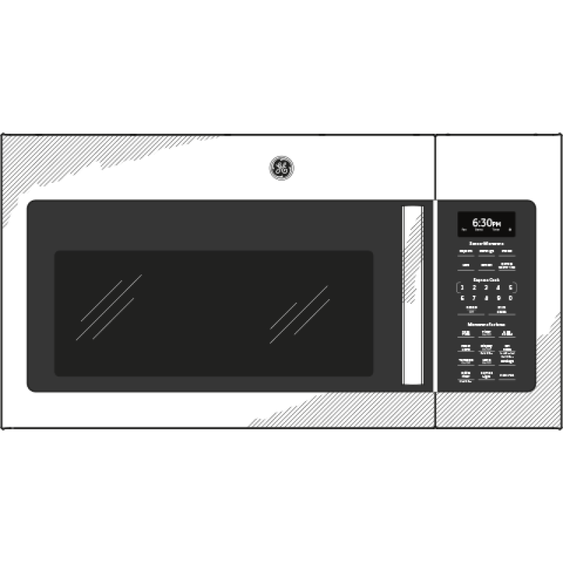 1.7 Cu. Ft. Over-the-Range Sensor Microwave Oven view 11