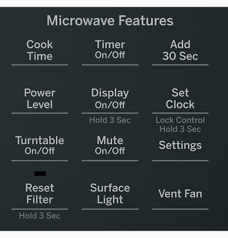 1.7 Cu. Ft. Over-the-Range Sensor Microwave Oven view 13
