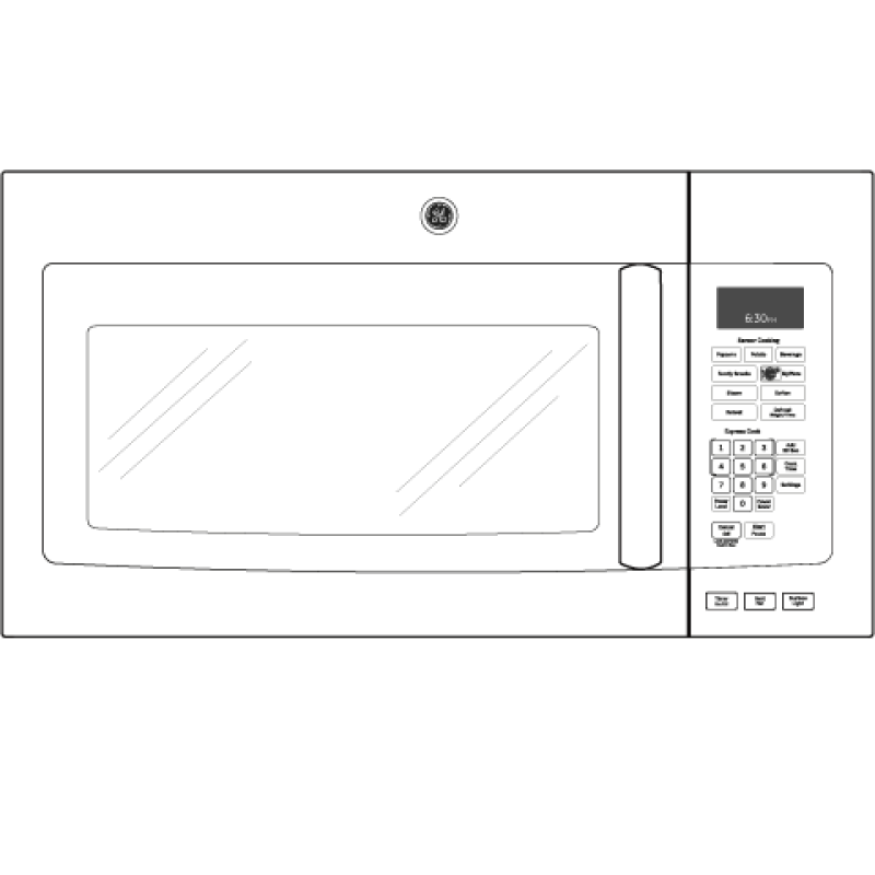 Series 1.9 Cu. Ft. Over-the-Range Sensor Microwave Oven JVM7195DFBB