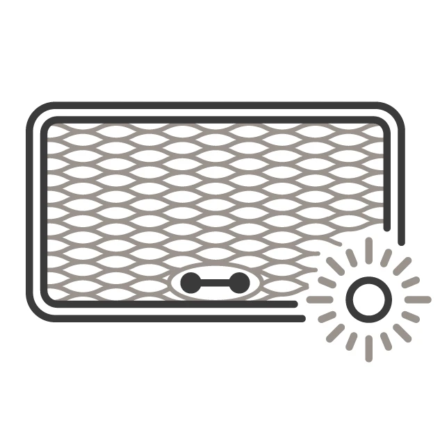 Filter indicator light