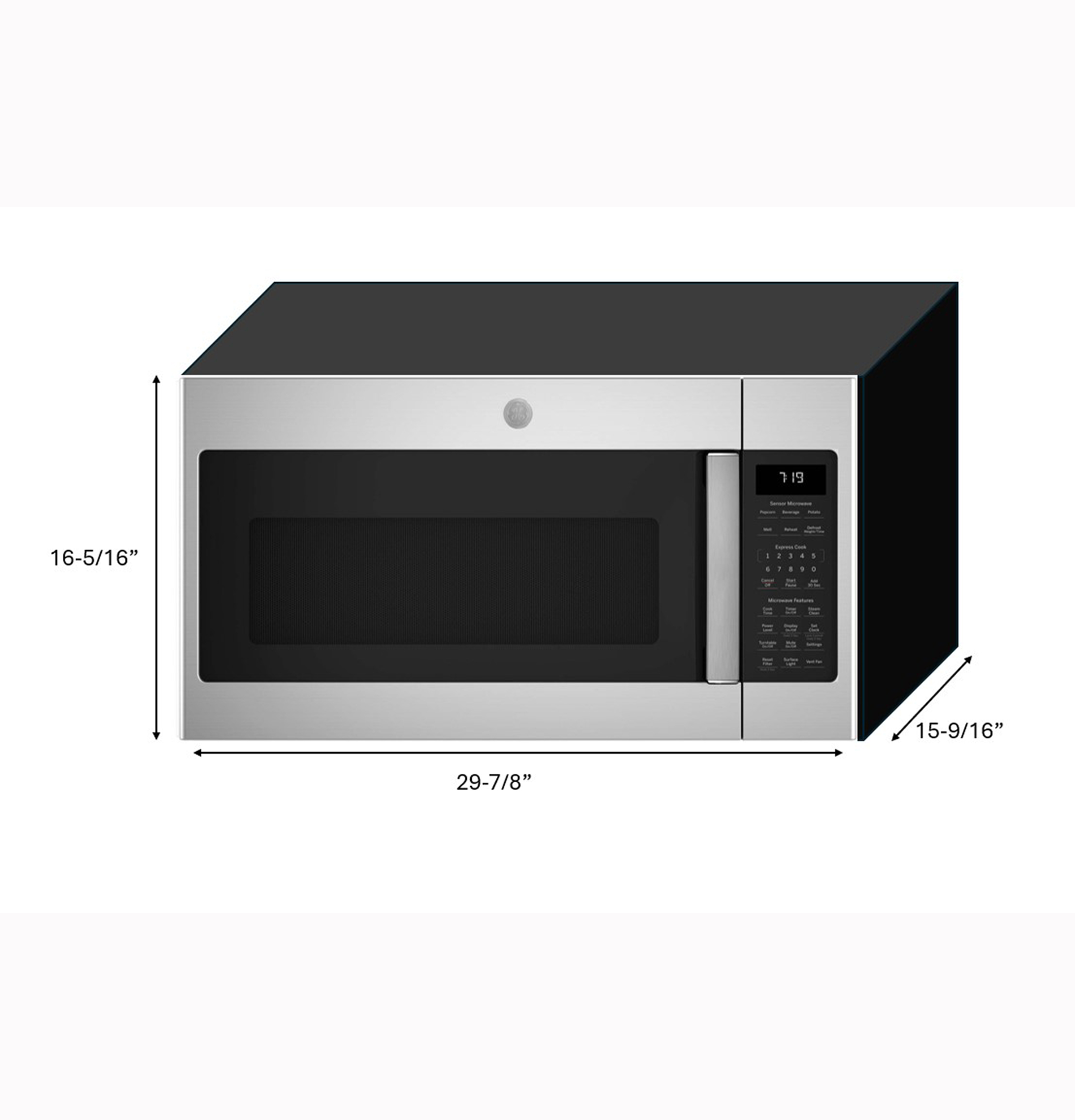 1.9 Cu. Ft. Over-the-Range Sensor Microwave Oven view 10