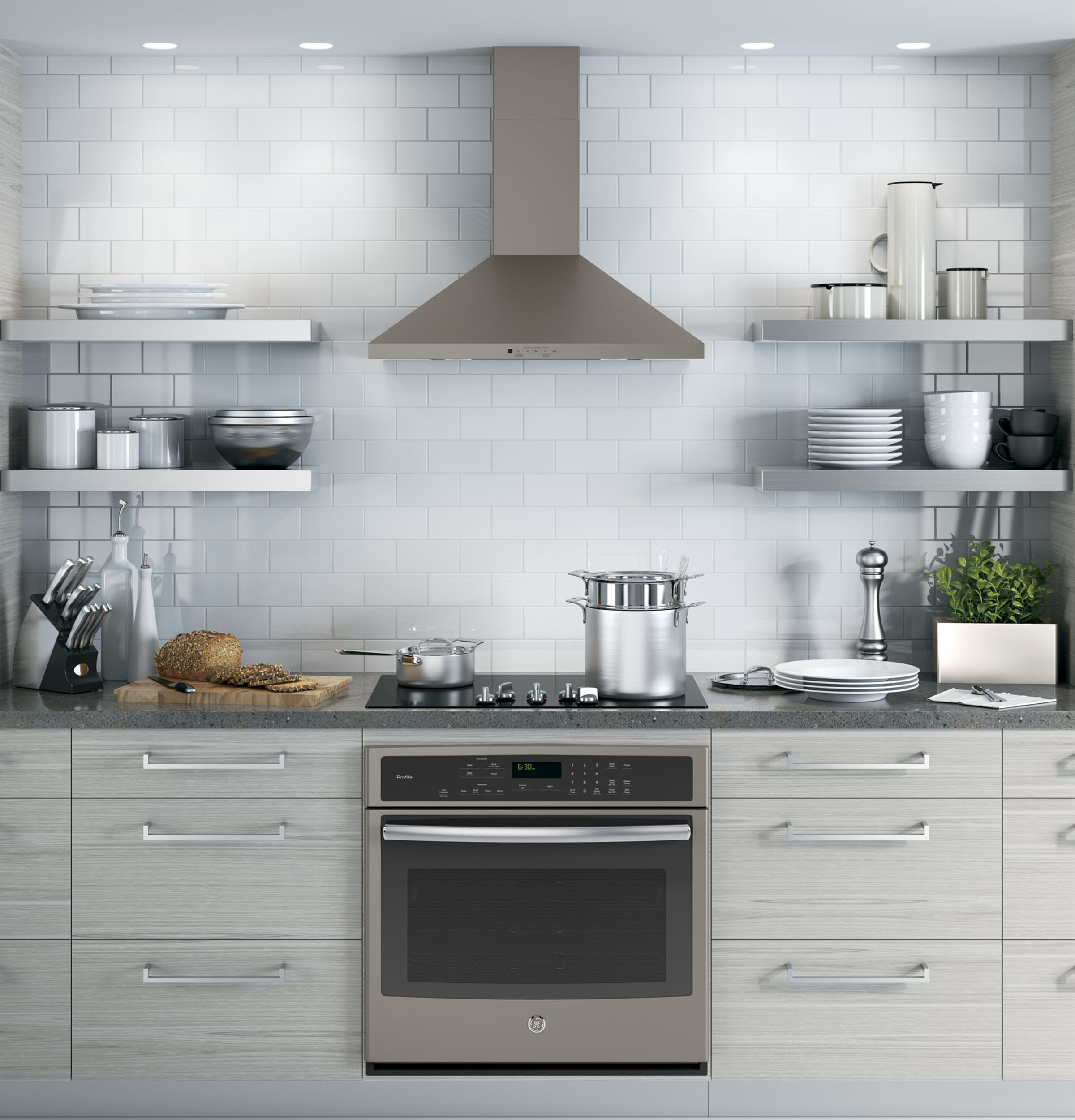 30" Wall-Mount Pyramid Chimney Hood view 2