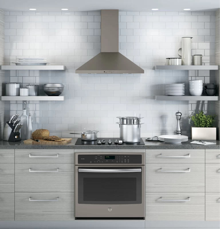 30" Wall-Mount Pyramid Chimney Hood JVW5301EJES