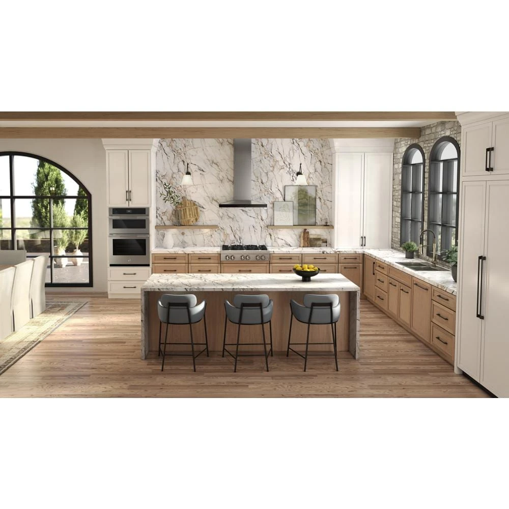 Lustre Stainless 36" Pyramid Style Canopy Wall Hood JXW8536HS