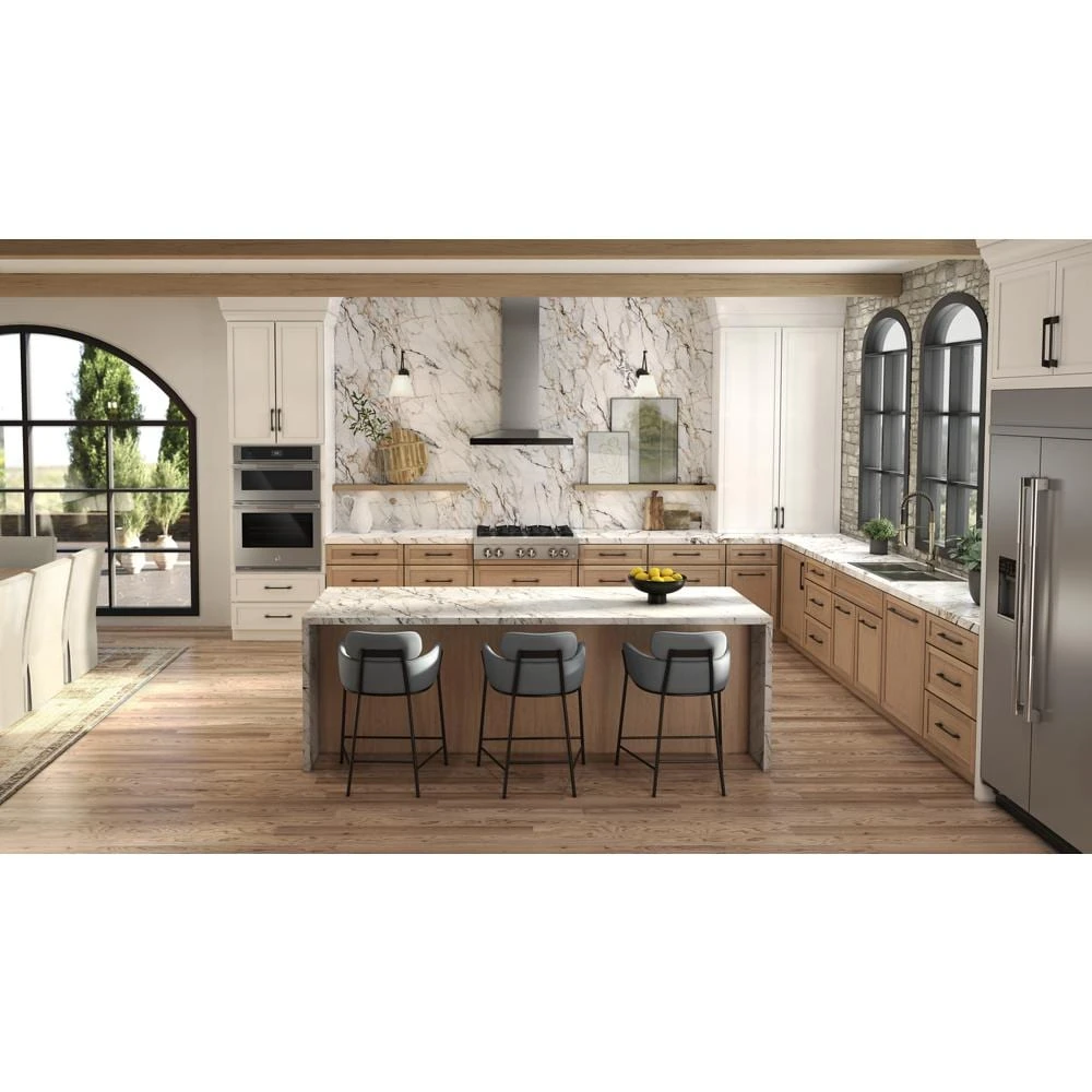 Lustre Stainless 36" Pyramid Style Canopy Wall Hood JXW8536HS