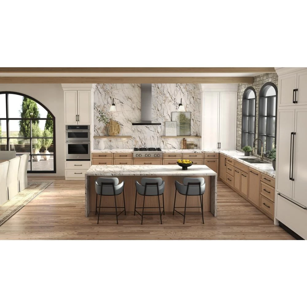 Lustre Stainless 36" Pyramid Style Canopy Wall Hood JXW8536HS