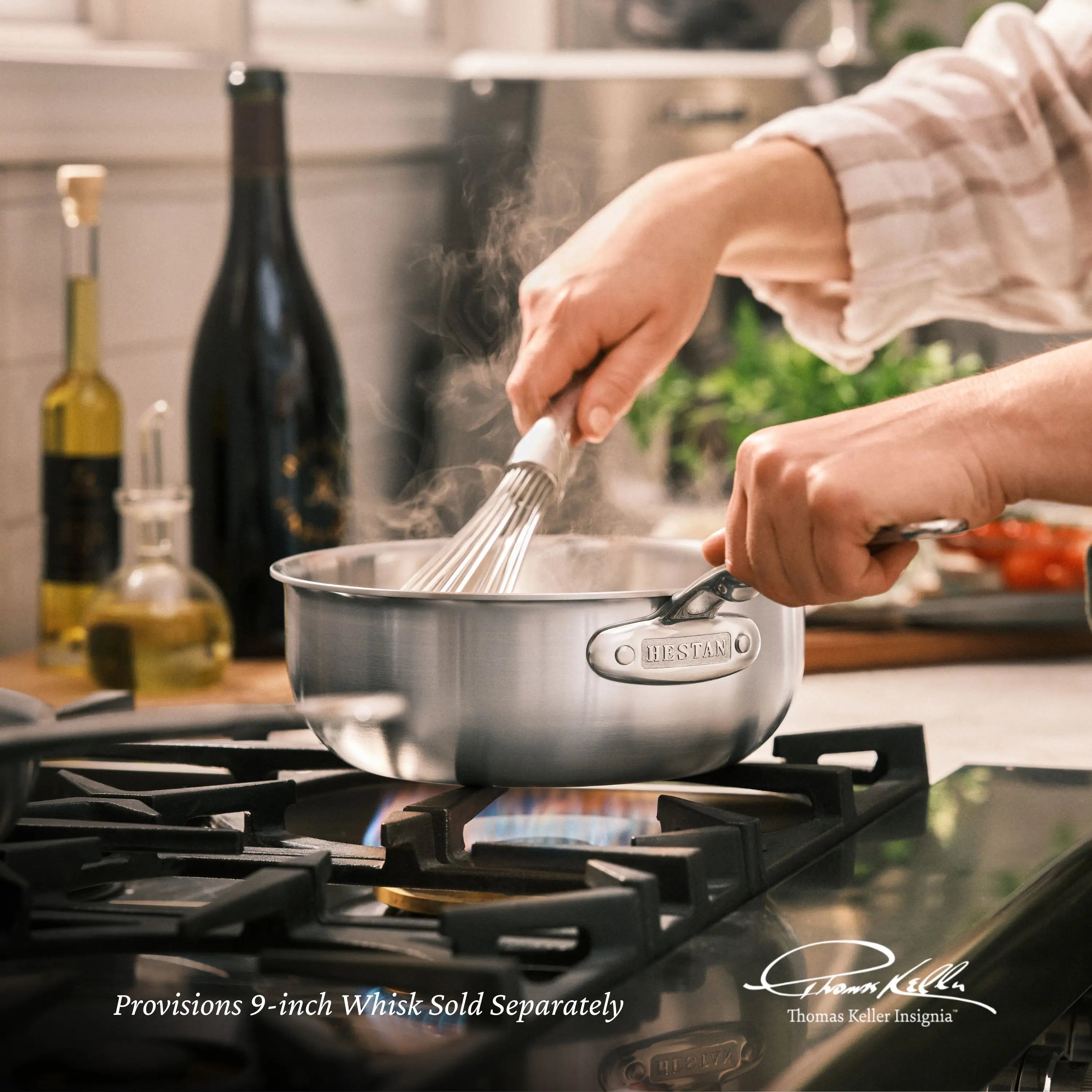 Commercial Clad Stainless Steel 9-Piece Cookware Set K09661