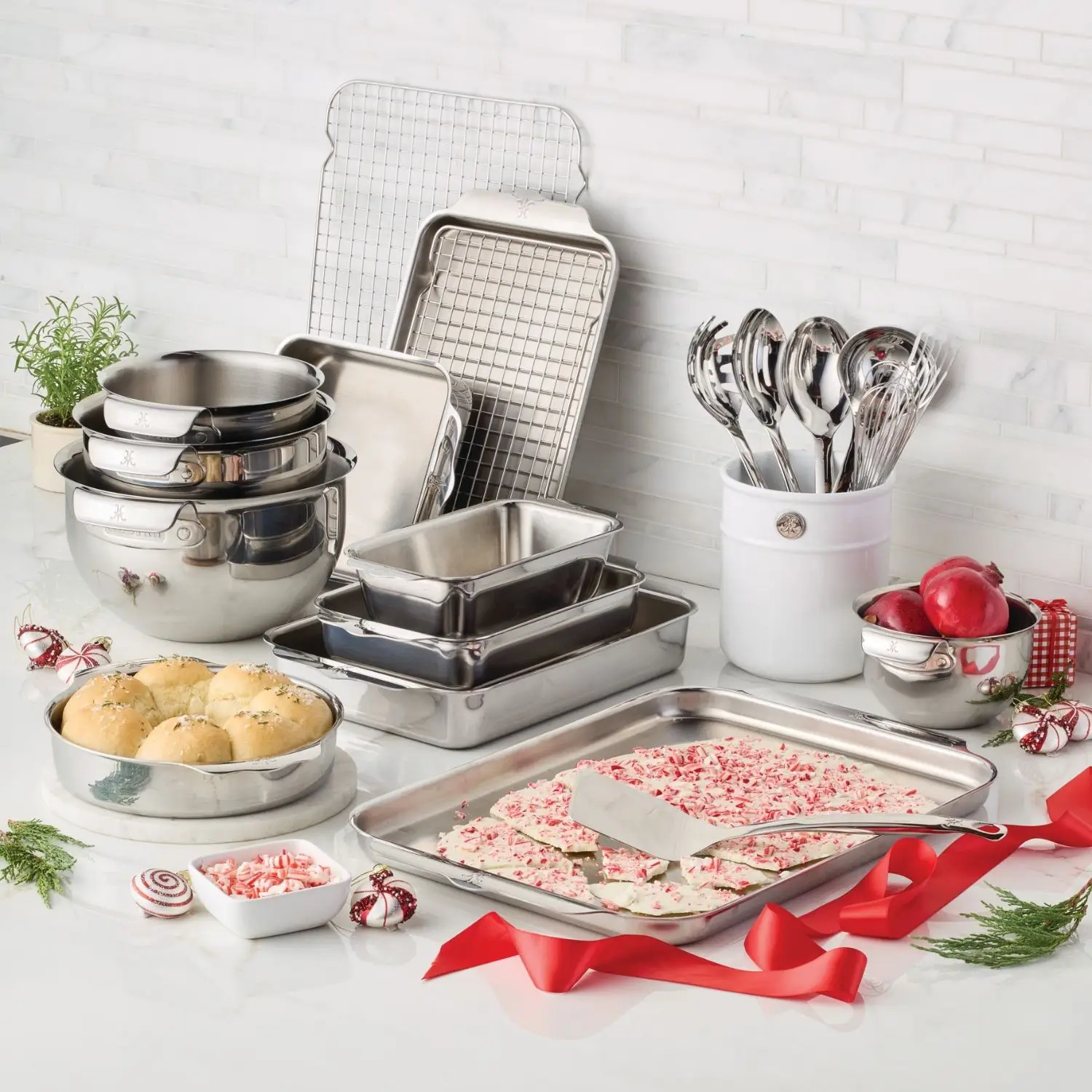 OvenBond Tri-ply Epicurean Stainless Steel 21-Piece Set K09735