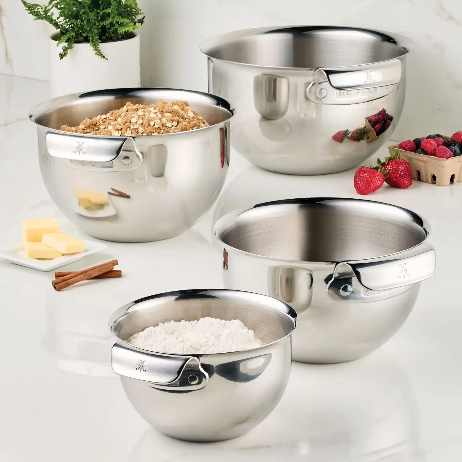 OvenBond Tri-ply Epicurean Stainless Steel 21-Piece Set K09735