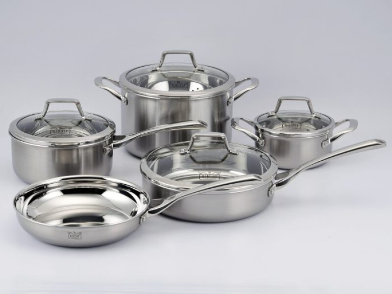 Culinary Professional 3Ply 10 Piece Cookware Set K16020