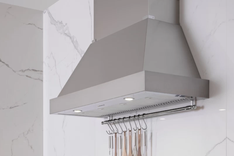 36 Wallmount Canopy and Base Hood, 1 motor 600 CFM view 2
