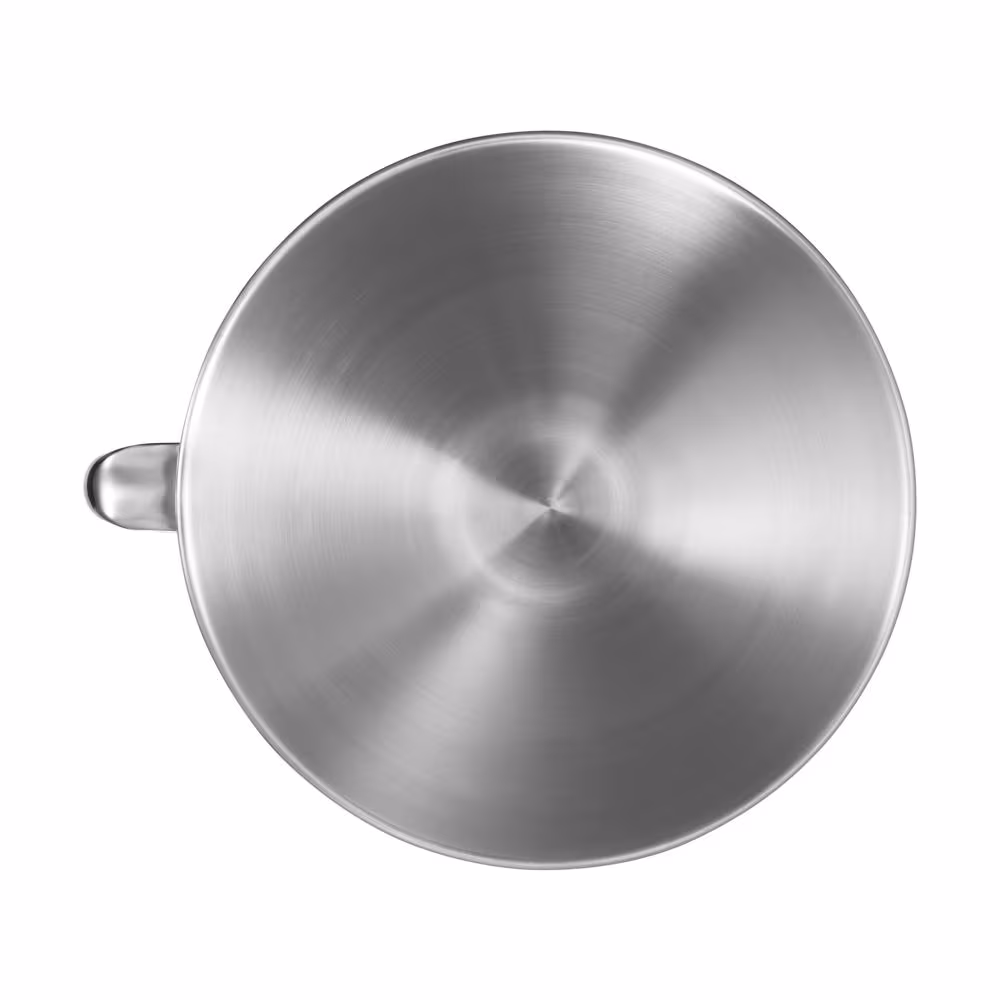 5-Qt. Tilt-Head Polished Stainless Steel Bowl with Comfortable Handle K5THSBP