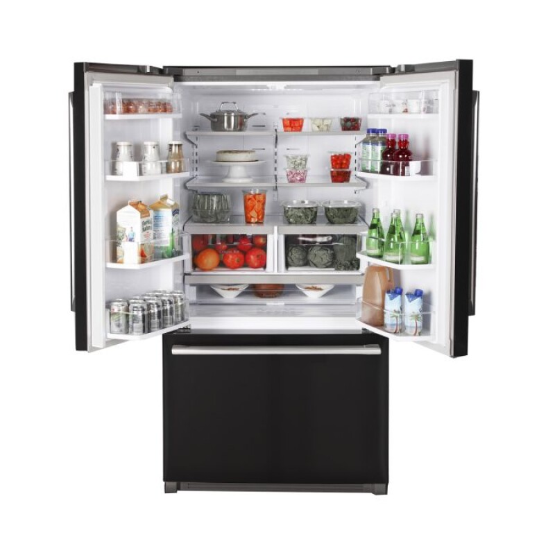 26.1 Cu. Ft. 36-Width Standard Depth French Door Refrigerator with Interior Ice Maker K748FDSK