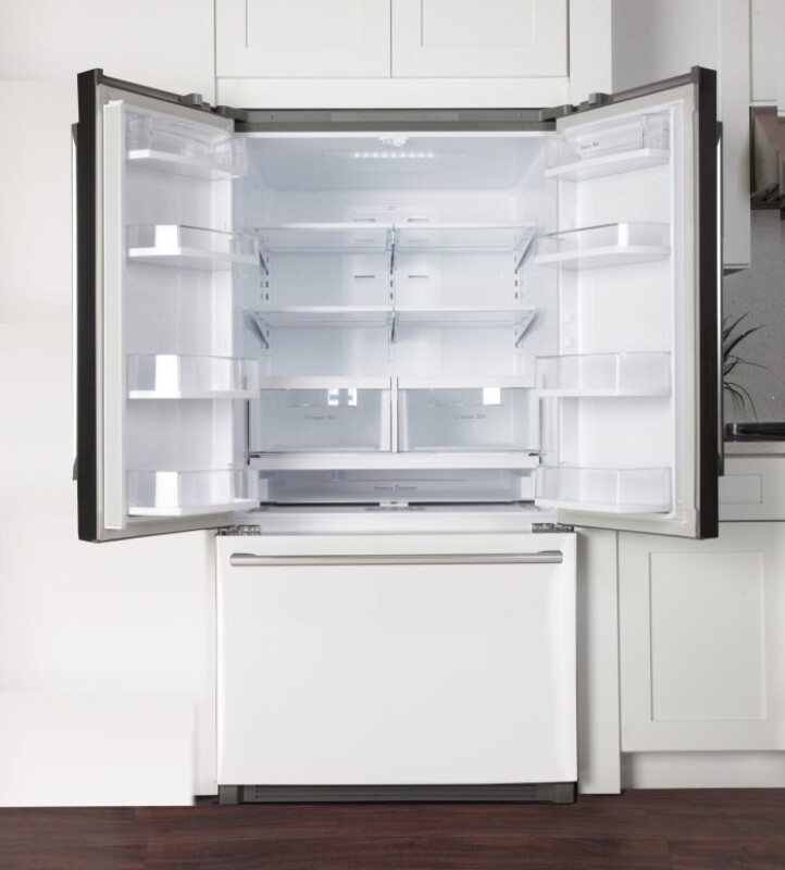 26.1 Cu. Ft. 36-Width Standard Depth French Door Refrigerator with Interior Ice Maker K748FDSW