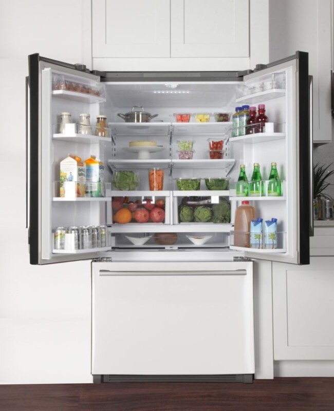 26.1 Cu. Ft. 36-Width Standard Depth French Door Refrigerator with Interior Ice Maker K748FDSW