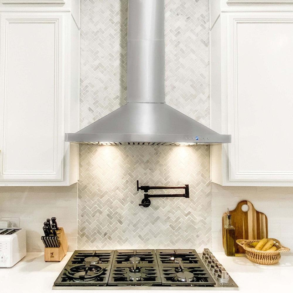 48 In. Convertible Vent Outdoor Approved Wall Mount Range Hood In Stainless Steel KB30448