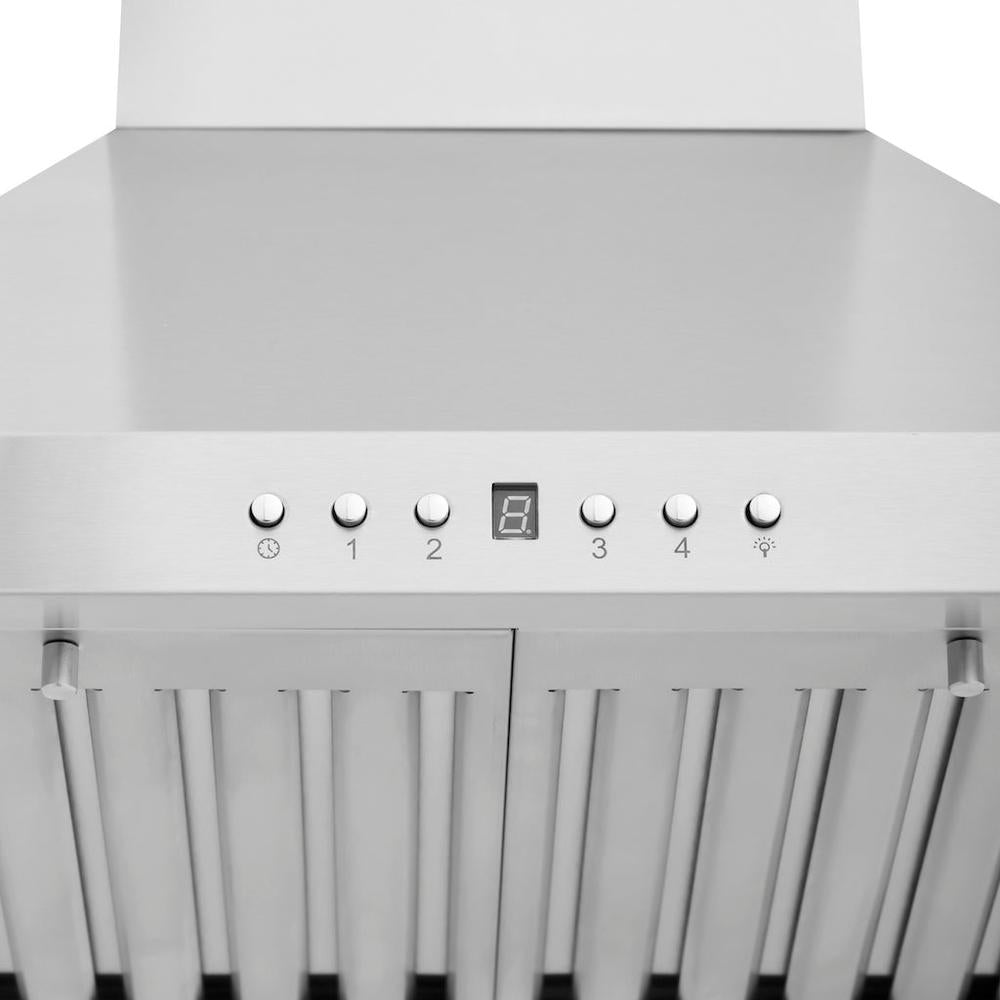 42 In. Convertible Vent Wall Mount Range Hood In Stainless Steel KB42