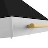Autograph Edition 48 In. Convertible Stainless Steel Range Hood With Black Matte Shell And Polished Gold Handle KB4STZBLM48G