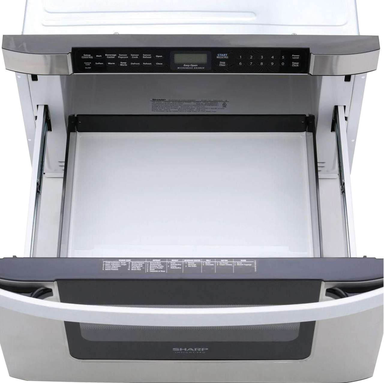 24 In. 1.2 Cu. Ft. 950w Easy Open Stainless Steel Microwave Drawer view 2