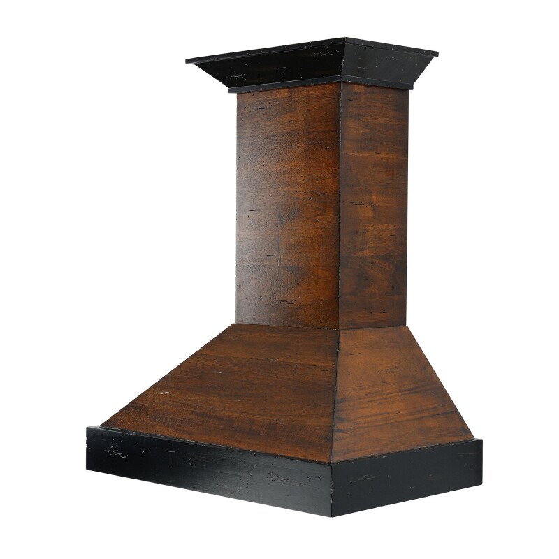 30" Ducted Wooden Wall Mount Range Hood with Remote Motor - 30 Inch KBARRS30400