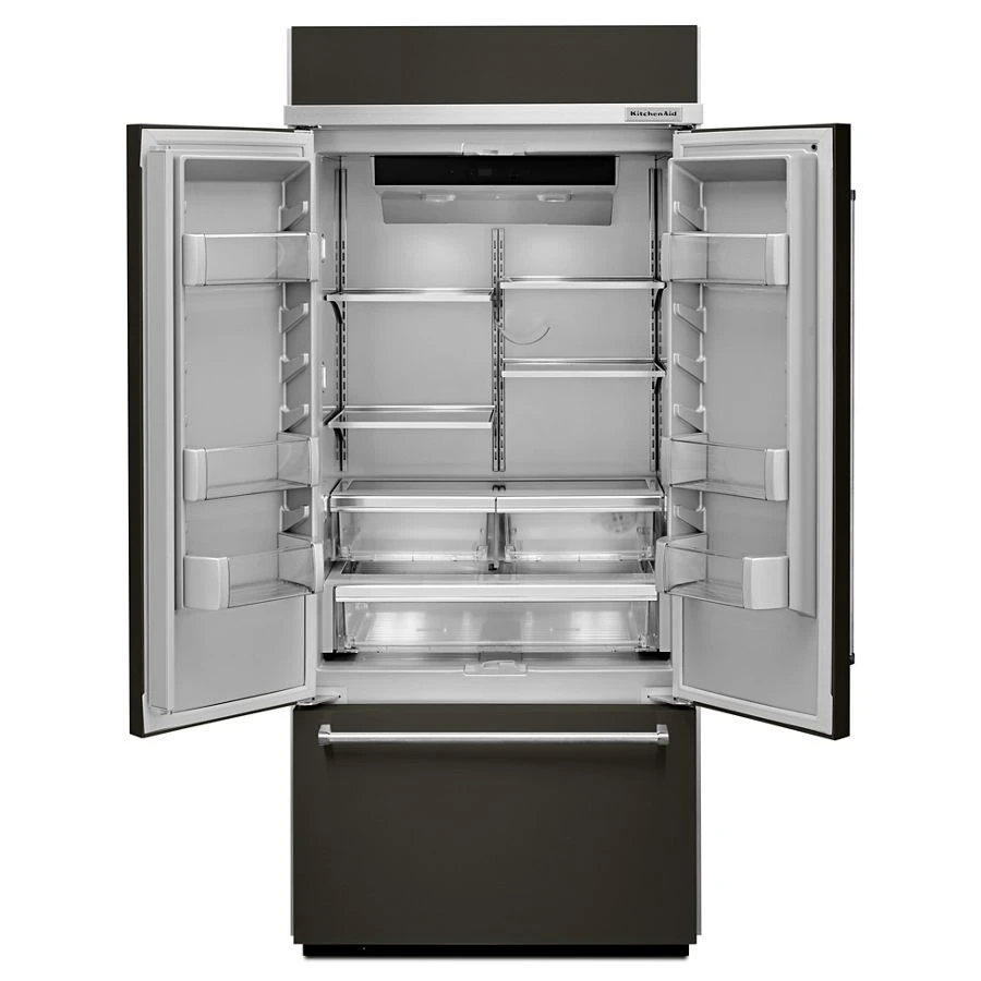 20.8 Cu. Ft. 36" Width Built In Stainless Steel French Door Refrigerator With Platinum Interior Design KBFN506EBS, product image 6 of 11