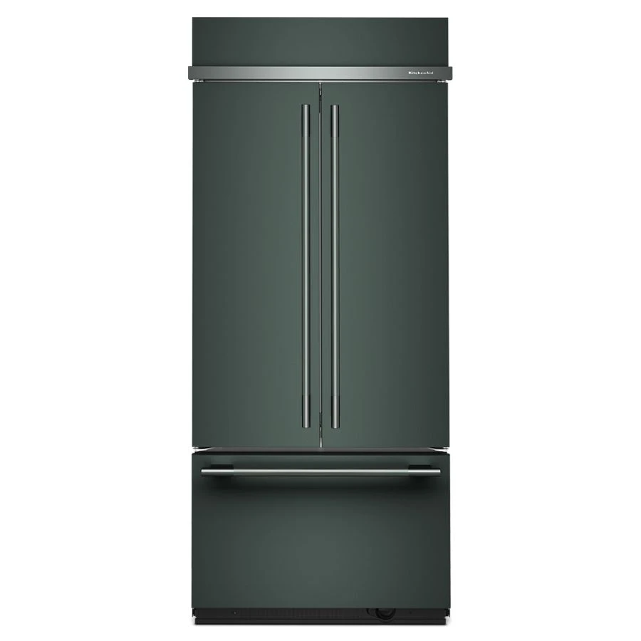 20.8 Cu. Ft. 36" Built-in French Door Bottom Mount Refrigerator With Platinum Interior KBFN536SJP