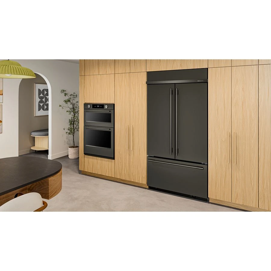 24.2 Cu. Ft. 42" Built-in French Door Bottom Mount Refrigerator With Platinum Interior KBFN542SBE
