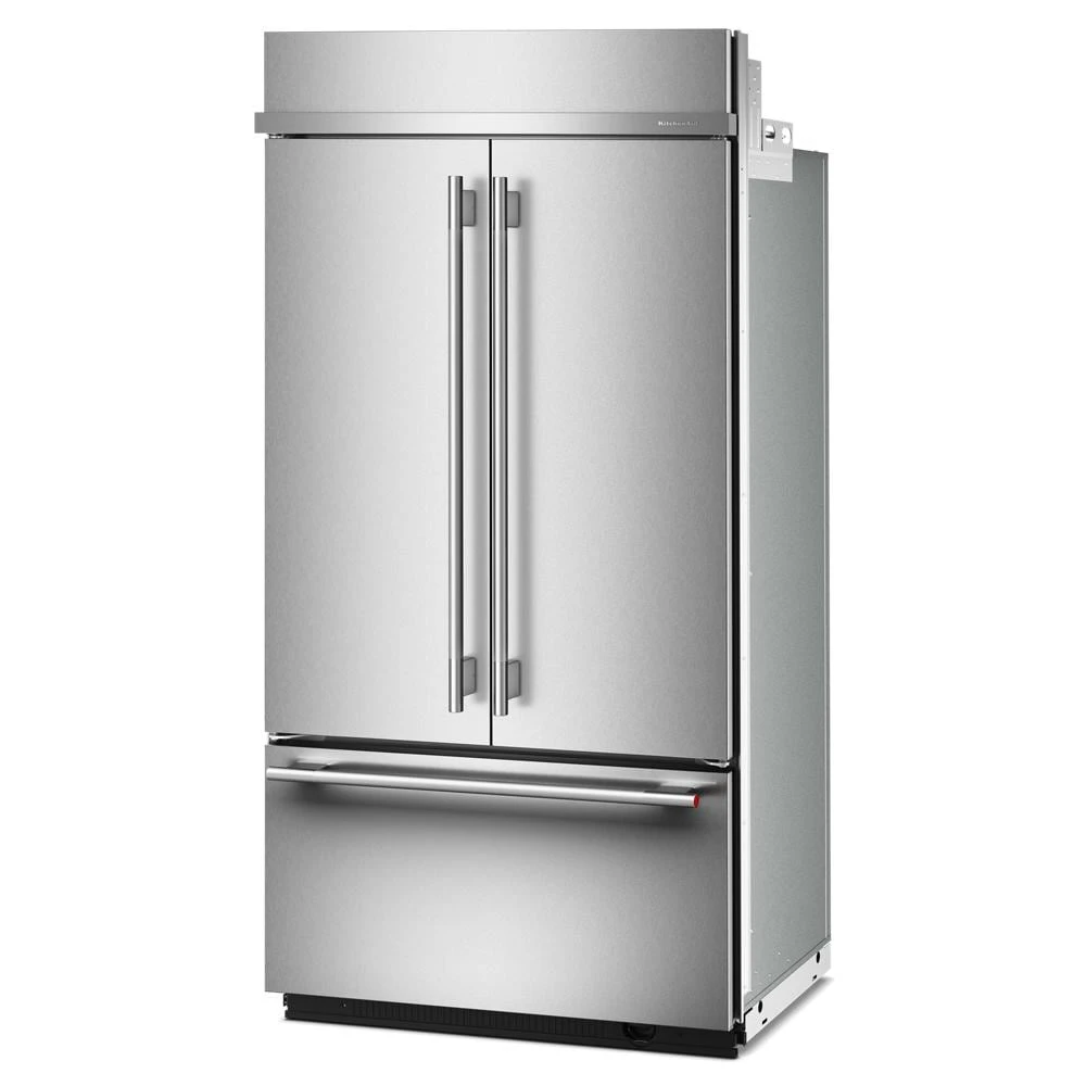 24.2 Cu. Ft. 42" Built-In French Door Bottom Mount Refrigerator with Platinum Interior view 8