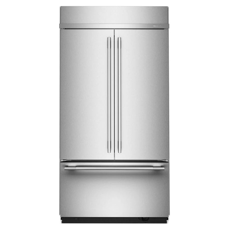 24.2 Cu. Ft. 42" Built-in French Door Bottom Mount Refrigerator With Platinum Interior KBFN542SPS