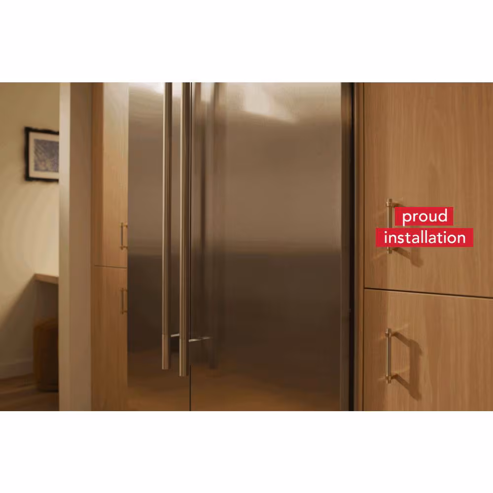 24.2 Cu. Ft. 42" Built-In Panel-Ready French Door Bottom Mount Refrigerator with Platinum Interior KBFN542TPA