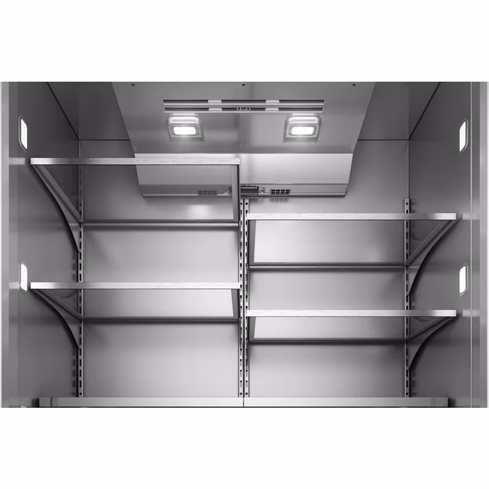 24.2 Cu. Ft. 42" Built-In Panel-Ready French Door Bottom Mount Refrigerator with Platinum Interior KBFN542TPA