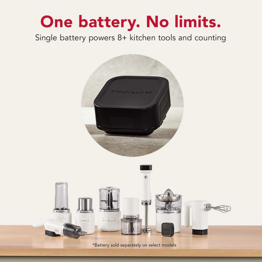KitchenAid Go™ Cordless Blade Coffee Grinder - battery sold separately KBGR100PL