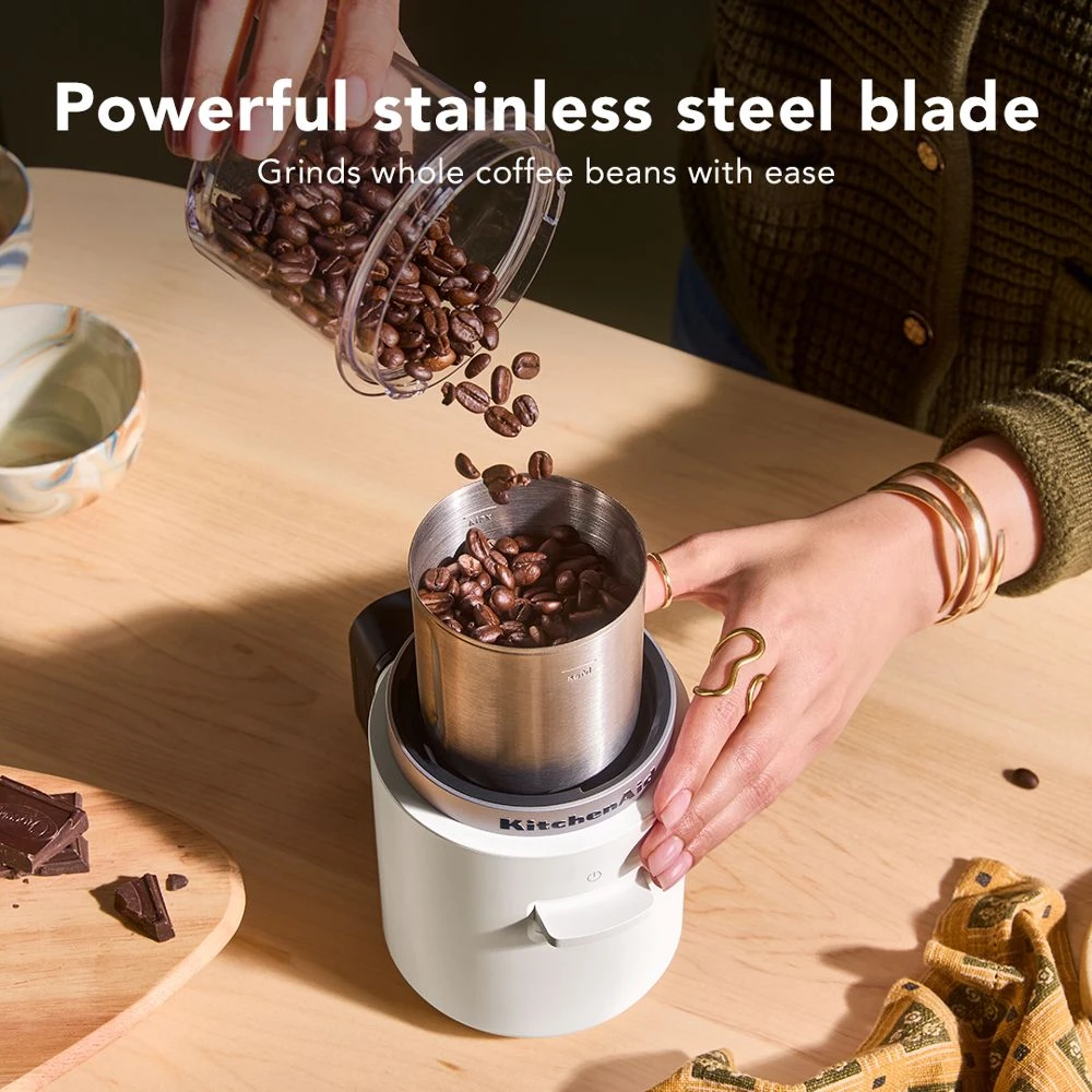KitchenAid Go™ Cordless Blade Coffee Grinder - battery sold separately KBGR100PL