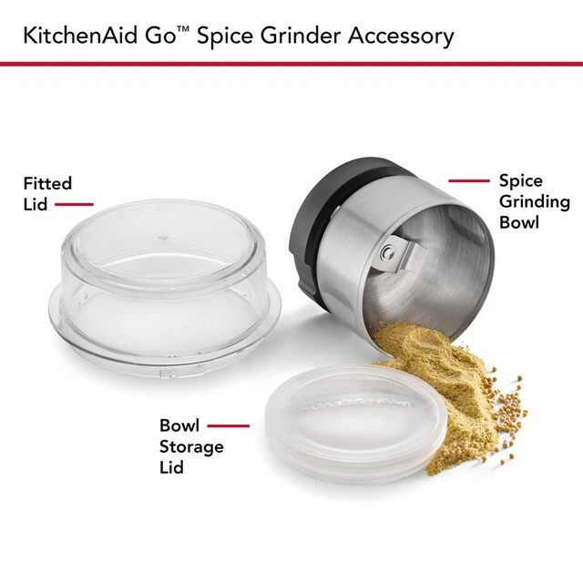 KitchenAid Go™ Spice Grinder Accessory for KitchenAid™ Go Cordless Blade Coffee Grinder KBGRSA1