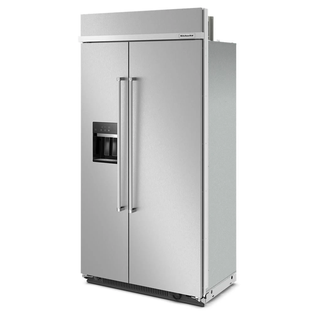 25.1 Cu. Ft. 42" Built-In Side-by-Side Refrigerator with Ice and Water Dispenser KBSD702MSS