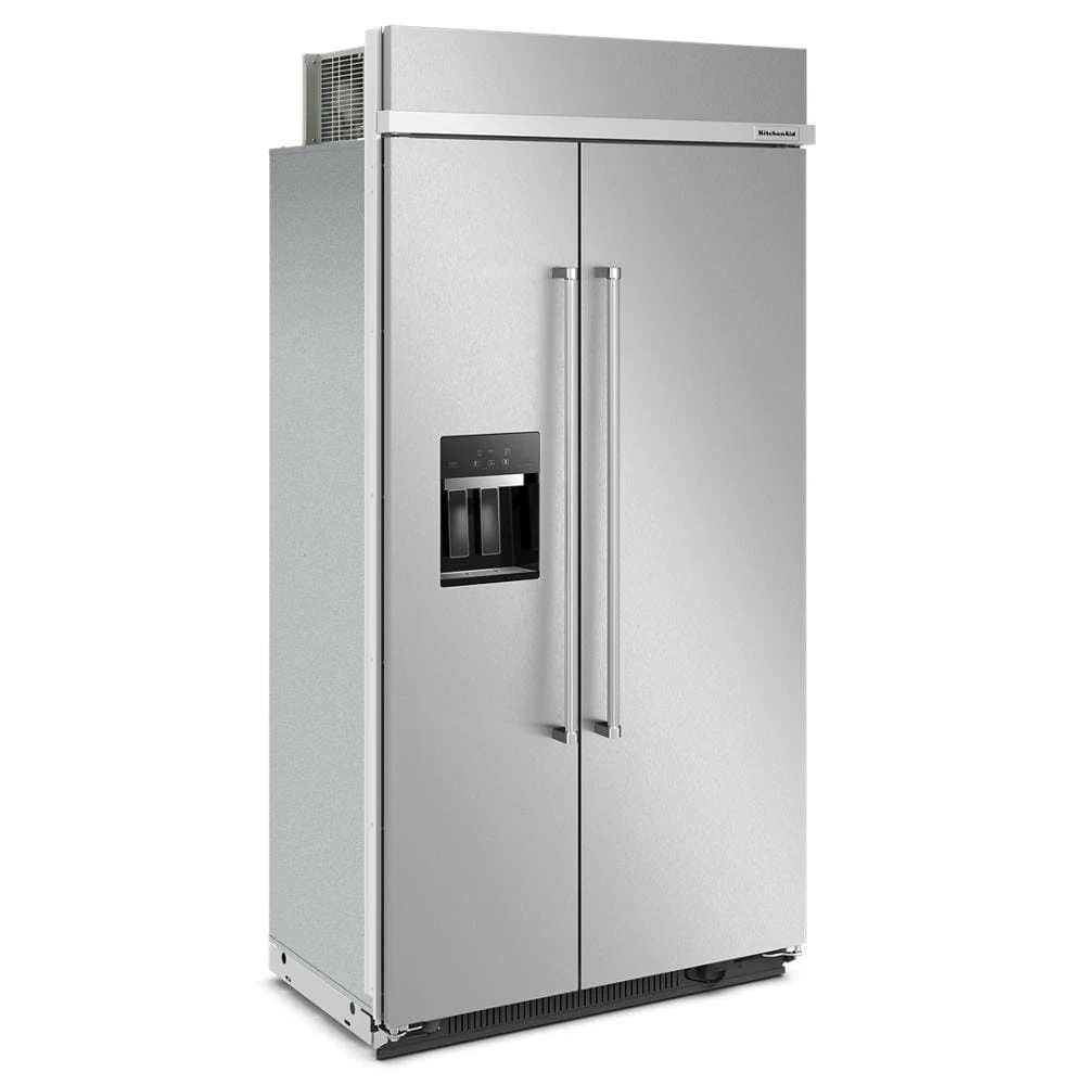 25.1 Cu. Ft. 42" Built-In Side-by-Side Refrigerator with Ice and Water Dispenser KBSD702MSS