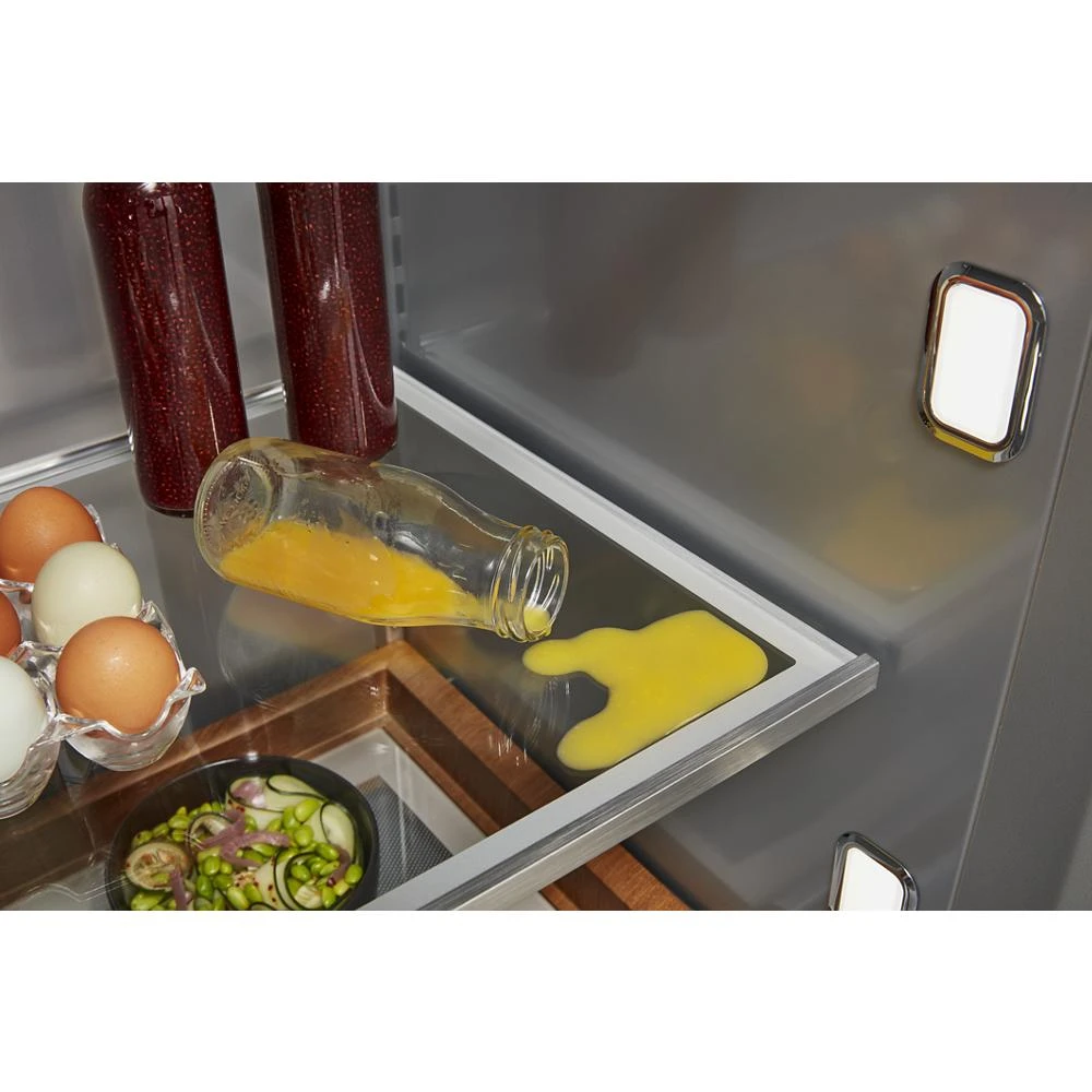 25.1 Cu. Ft. 42" Built-In Side-by-Side Refrigerator with Ice and Water Dispenser KBSD702MSS