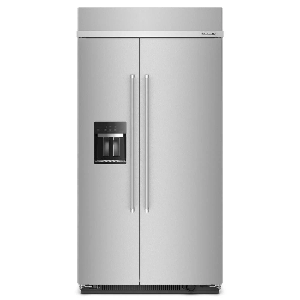 25.1 Cu. Ft. 42" Built-In Side-by-Side Refrigerator with Ice and Water Dispenser KBSD702MSS