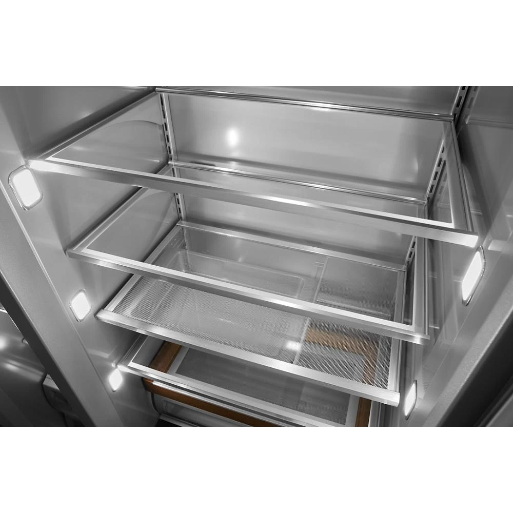 25.1 Cu. Ft. 42" Built-In Side-by-Side Refrigerator with Ice and Water Dispenser KBSD702MSS