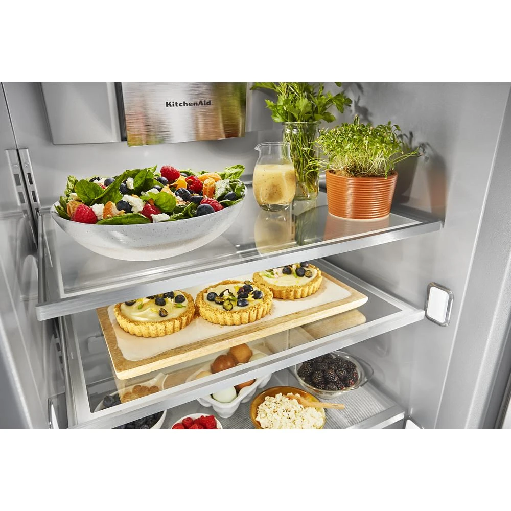 25.1 Cu. Ft. 42" Built-In Side-by-Side Refrigerator with Ice and Water Dispenser KBSD702MSS