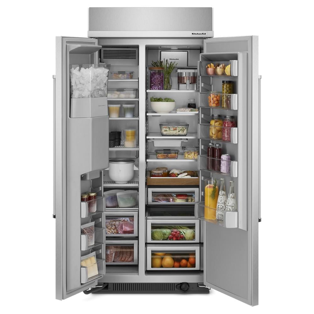 20.8 Cu. Ft. 36" Built-In Side-by-Side Refrigerator with Ice and Water Dispenser KBSD706MPS, product image 45 of 56