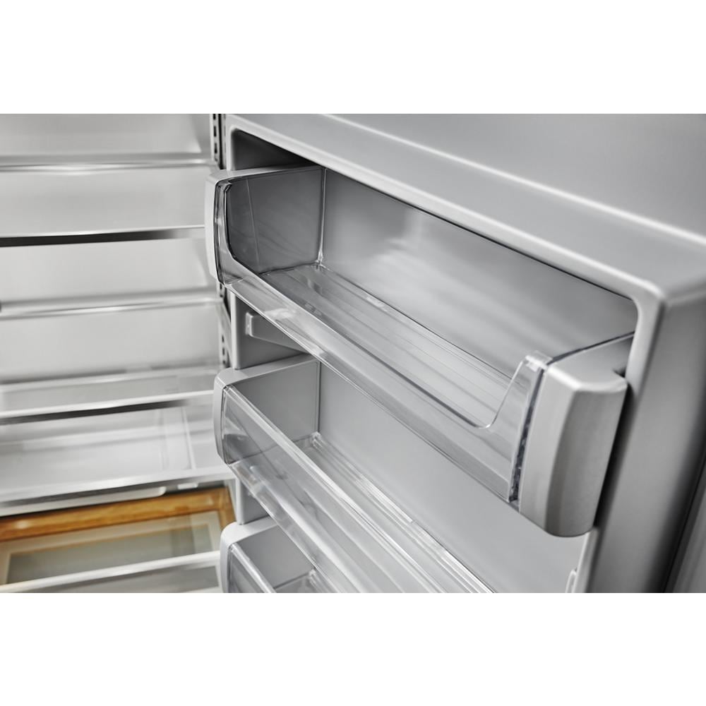 20.8 Cu. Ft. 36" Built-In Side-by-Side Refrigerator with Ice and Water Dispenser KBSD706MPS, product image 2 of 56