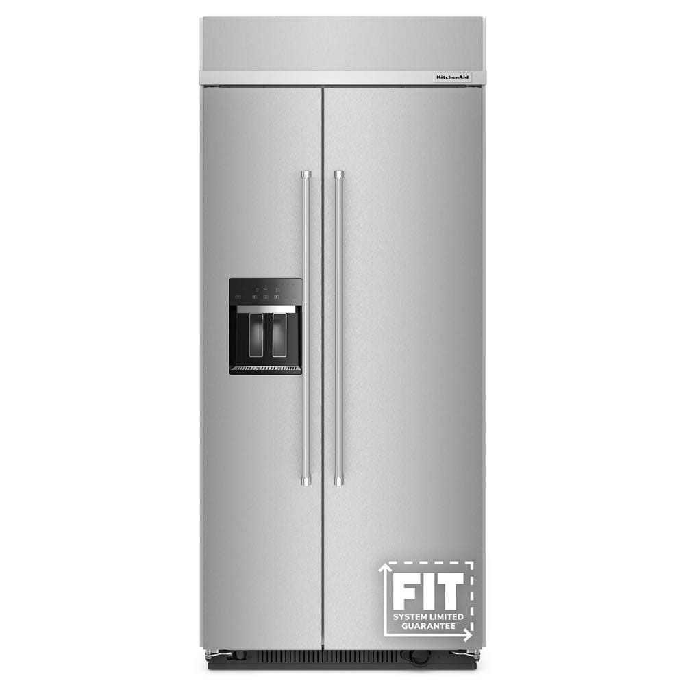 20.8 Cu. Ft. 36" Built-In Side-by-Side Refrigerator with Ice and Water Dispenser KBSD706MPS, product image 54 of 56
