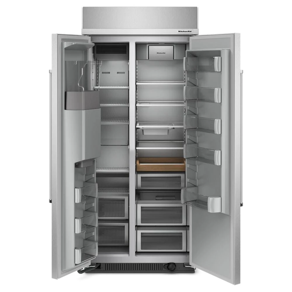 20.8 Cu. Ft. 36" Built-In Side-by-Side Refrigerator with Ice and Water Dispenser KBSD706MPS, product image 15 of 56