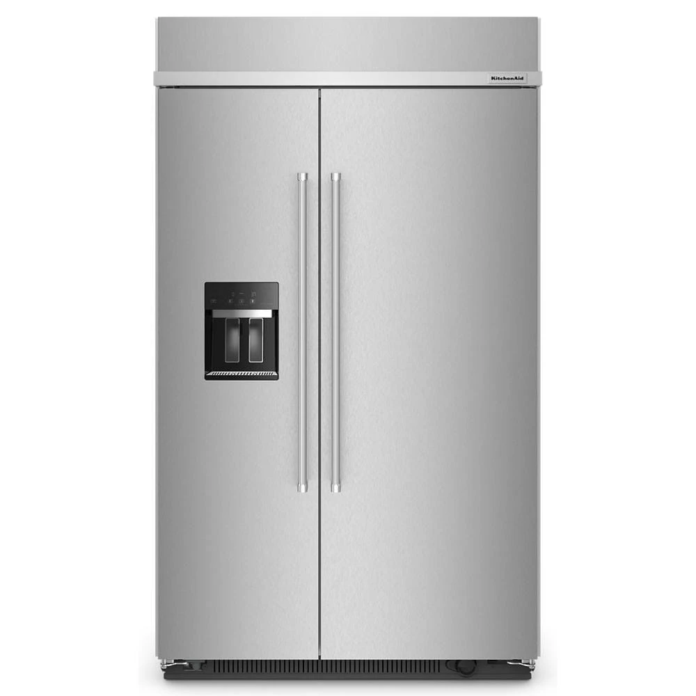 29.4 Cu. Ft. 48" Built-In Side-by-Side Refrigerator with Ice and Water Dispenser KBSD708MPS
