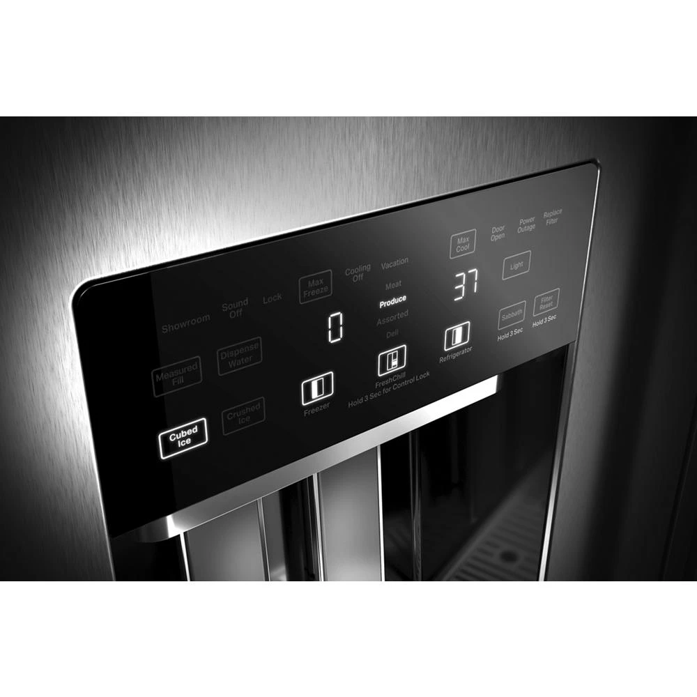 29.4 Cu. Ft. 48" Built-In Side-by-Side Refrigerator with Ice and Water Dispenser with PrintShield Finish view 5