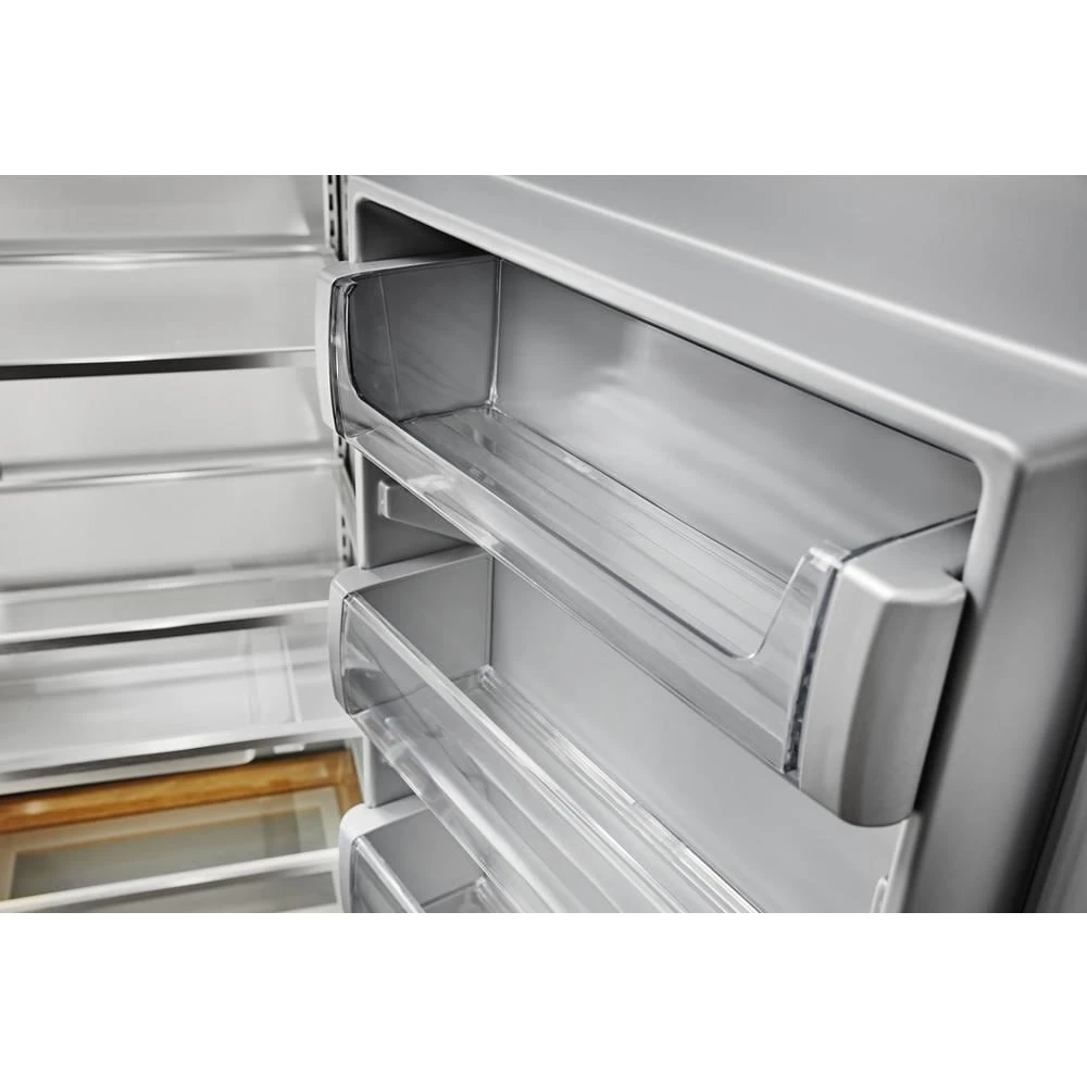 29.4 Cu. Ft. 48" Built-In Side-by-Side Refrigerator with Ice and Water Dispenser with PrintShield Finish view 3